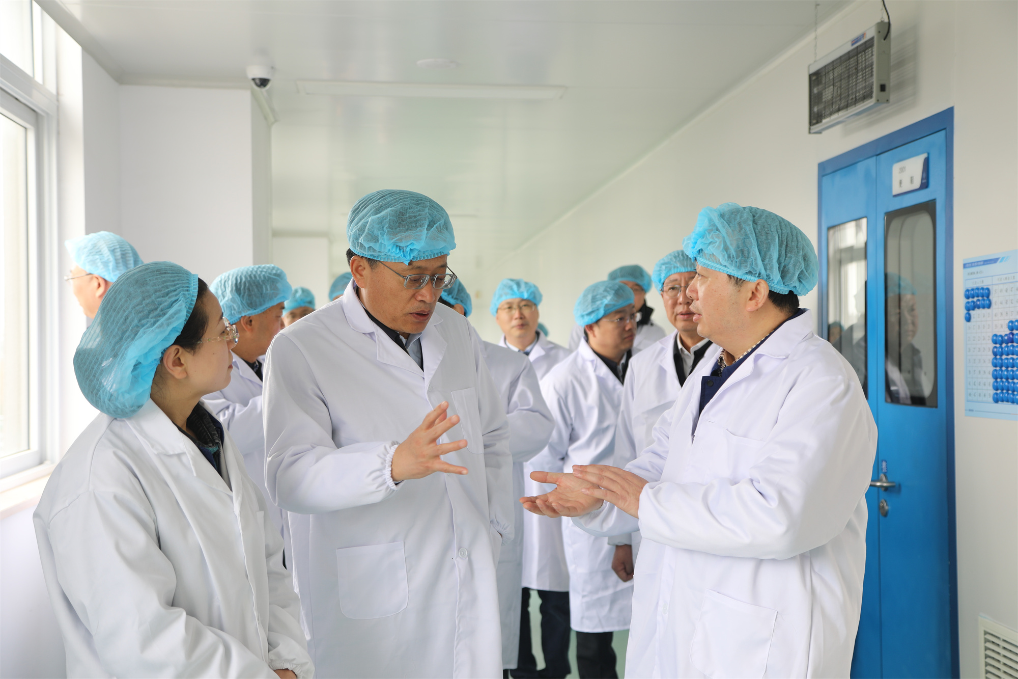 江苏省副省长胡广杰一行莅临明佳芯源药业调研指导